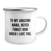 Funny Nana Gifts, To My Amazing Nana, Birthday Camping Mug, Gifts from Family, Gifts for Nana - Image 2